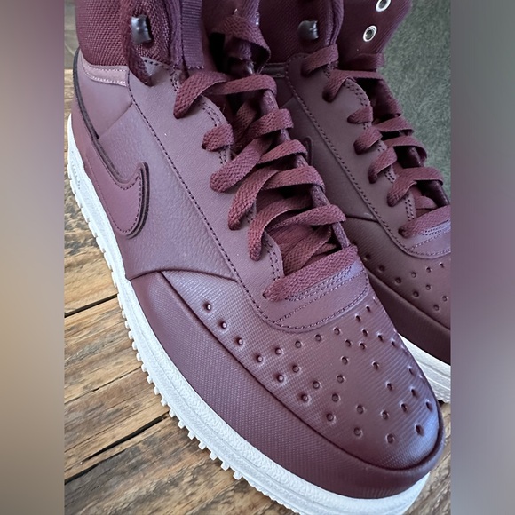 Nike Other - Nike Court Vision Mid Winter Men size 9.5 DR7882-600 Burgundy
